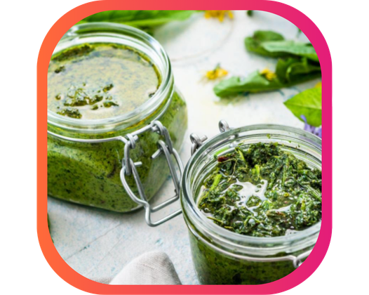 PESTO AUX ÉPINARDS FRAIS