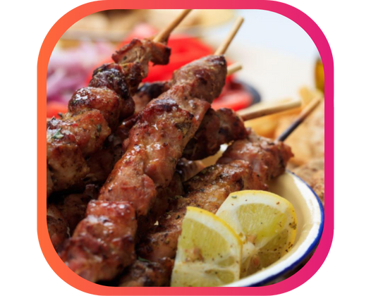 BROCHETTE DE PORC, SALADE DE QUINOA