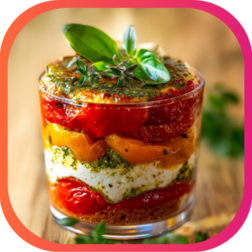 TIRAMUSE SALÉ TOMATE ET MOZZARELLA